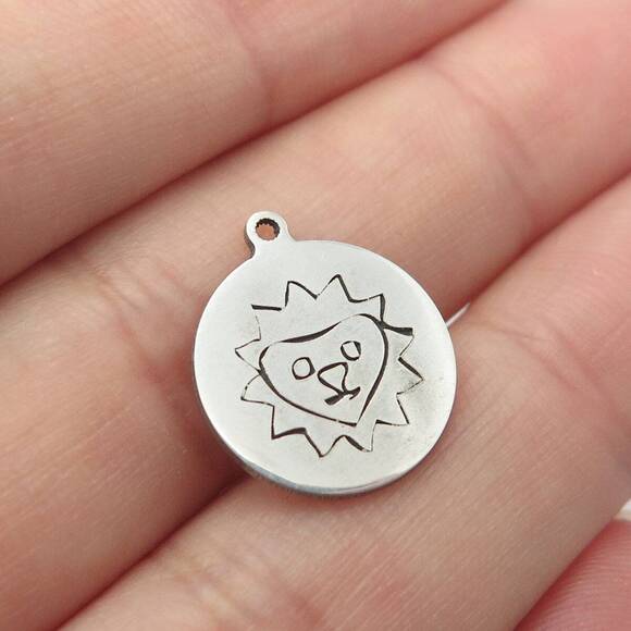 Other - 925 Sterling Silver USA Two In Town Lion Charm Pendant